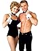 Rubie's Costume Co. Men's Deluxe Collar, Tie, and Cuffs Costume Accessory, As Shown, One Size