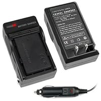 GTMax Brand New AC Wall Charger + In-Car Adapter NP-FC10 FC11 for Sony CyberShot DSC-P10, DSC-P2, DSC-P3, DSC-P5, DSC-P7, DSC-P8, DSC-P9, DSC-V1