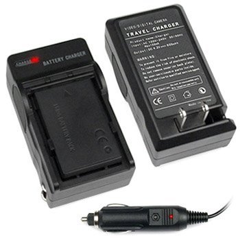 Premium NP-BK1 NPBK1 Battery Charger with Car Charger Adapter for Sony Digital Camera & Camcorder