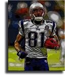 Completely Handpainted American Football Sport Painting, Custom Order FL3537, Oil on Canvas, with Option to Paint Jerry, Brett & Co. from Any Other Favorite Photograph or Picture, Unframed, Size 20" x 30" inch