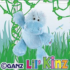 Buy Now at Amazon.com: GANZ Webkinz Lil Kinz Plush Hippo