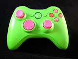 Glossy GREEN Xbox 360 Modded Controller (Rapid Fire) COD Black Ops, MW2, MO ....