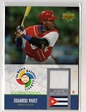 2006 Upper Deck World Series Classic Eduardo Paret Game Used Jersey Baseball Card