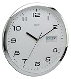 Acctim Supervisor Day/Date Wall Clock, 13 Inch