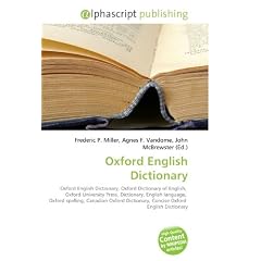 Oxford English Dictionary