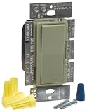 Lutron DVSC-603P-GB Diva 600W 3-Way Dimmer Greenbriar