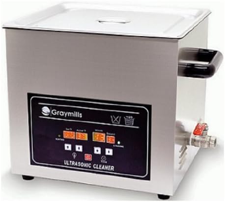 Graymills BTV-300 Digital 7.9 Gal Ultrasonic Heated Cleaner w/ Basket &amp; Lid