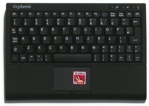 Wireless super mini keyboard with built-in touchpad