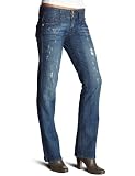 Jolt Juniors' Stitch Detail Boot Cut Jean,Indigo,1