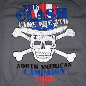 Clash Takes The Fifth Grey Zip Hoodie