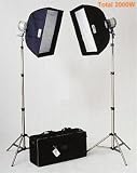 JTL Tungsten Everlight 2-Light Softbox Set - 1000w each!!