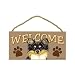 chihuahua14 - Chihuahua Long haired black and tan Wood Welcome