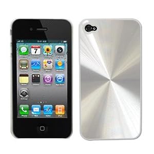 Silver Aluminum Hard Case / Cover / Shell for Apple iPhone 4 / 4G