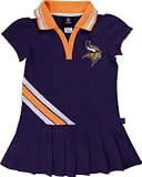 Minnesota Vikings Toddler Pleated Polo Dress