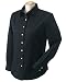 Devon & Jones Classic Women's Premium Long Sleeve Twill Shirt, BLACK, Medium