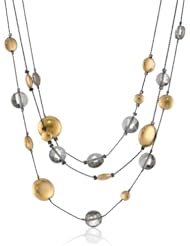 Kenneth Cole New York Topaz 3-Row Illusion Necklace, 19"