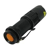 Abco Tech Mini 300 Lumen CREE Q5 Zoomable and Focus Adjustable LED Flashlight Torch With Waterproof Design
