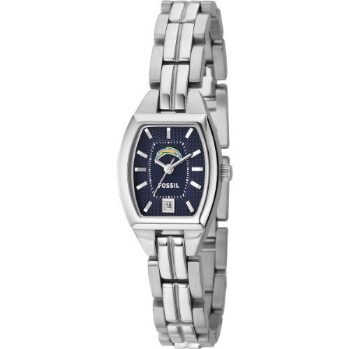 Fossil Women's NFL1185 NFL San Diego Chargers Round Dial Watch