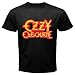 Ozzy Osbourne Band Music Black Color T-Shirt Logo Free V Shipping