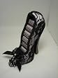 Victorian lace Shoe Ring Holder - Pink