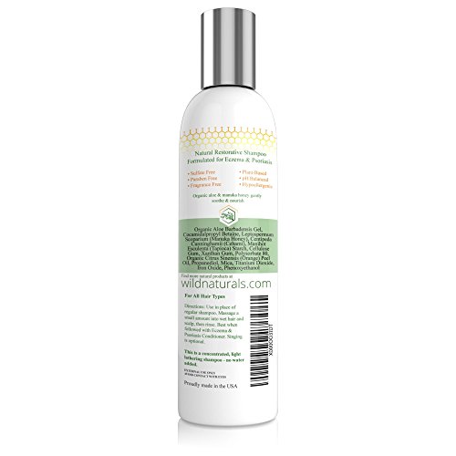 Wild Naturals Eczema & Psoriasis Restoring Shampoo & Conditioner Set, 8