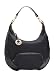 Fendi 8BR465 Black Fabric Hobo Bag - Leather Trim