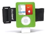 41rJ9rj8njL. SL160  Tuneband, Grantwood Technologys Armband, Silicone Skin, and Screen Protector for iPod Nano, 3rd Generation, Compatible with Nike+iPod, NEON GREEN