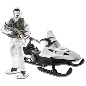 Character Options Her Majesty's Armed Forces  Commando Figure and Skidoo