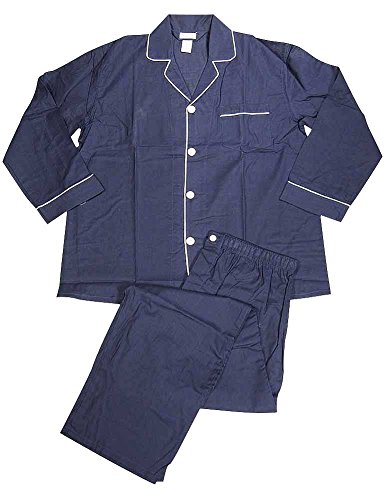 Izod - Mens Long Sleeve Long Leg Pajamas
