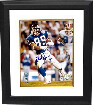 Mark Bavaro signed New York Giants 8X10 Photo Super Bowl XXV Custom Framed