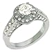 14k White 1.58 Ct Diamond Engagement Ring - Size 7.0