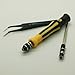 JACKLY 45 in 1 Professional Portable Opening Tool Compact Screwdriver Kit Set with Tweezers & Extension Shaft for Precise Repair or Maintenance JK6089-A
