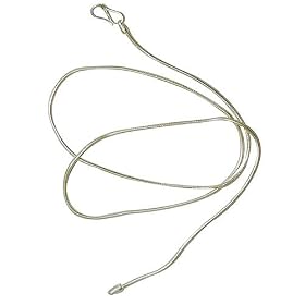 Indian Sterling Silver 17.5 inches Snake Chain Necklace