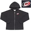 Carolina Hurricanes NHL Girls "Lucky" Full Zip Hooded Jacket (Black)