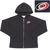 Carolina Hurricanes NHL Girls Lucky Full Zip Hooded Jacket (Black)