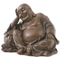 Chinese Buddha - Wood Effect - Small