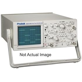 Protek 6025C Dual Trace Analog Oscilloscope 25MHz with Component Tester, Tests Resistors, Inductors and Capacitors, Alternate trigger for a stable display of unrelated signals, 25MHz Vertical Bandwidth (-3dB), X10 Horizontal Magnification
