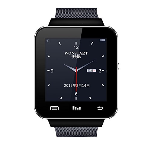 [Smart Watch] X-Vista Bluetooth Wrist Wrap Watch Phone Mate for iOS Apple iPhone and Android SmartPhones(White)