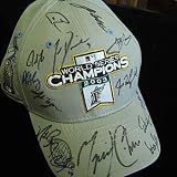 2003 Florida Marlins World Champion Signed Baseball Cap - Autographed MLB Helmets and Hats