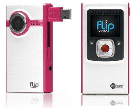 Childrens Toyshop  Electronics : Flip Video Ultra F260P Pink Camcorder+Mini Tripod +Hard Case