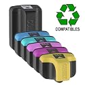 Compatible HP 363 - 6 Item Multipack (any 6 colours) - Ink Cartridges: Black (High Capacity), Cyan, Magenta, Yellow, Light Cyan, Light Magenta / C8719EE, C8771EE, C8772EE , C8773E, C8774EE, C8775EE for HP Photosmart D7160 D7200 D7300 D7360 D7463 3108 3310 8238 8250XI C5140 C5180 C5190 C6175 C6185 C6240 C6283 C7180 C7200 C7280 C8100 D6160 D7100 D7163 D7260 D7345 D7368 P3210  C7275 C7288 C8183 D6168