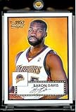 2005 06 Topps Style '52 Baron Davis Golden State Warriors Basketball Card #13 - Mint Condition - In Protective Display Case !!