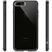 iPhone 7 Plus Case, LK [Air Hybrid] Ultra Slim Shockproof [Crystal Clear] Back Protective Case + TPU Bumper Cover for Apple iPhone 7 Plus (Black)