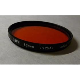 Hoya - 58mm - (R 25A) Lens Filter