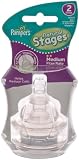 Pampers Silicone Airwave Aspirational Nipples, Stage 2, Twin Pack, Clear