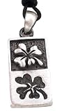 Irish Clovers Celtic Clover Pewter Pendant Necklace