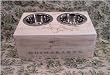Dog Dish Diners - Wine Crate Elevated Dog Feeders - Blush