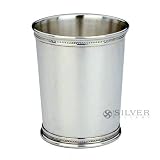 Reed & Barton 10-Ounce Silver Plate Mint Julep Cup with Double Beading