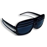 New Hip Hop Shutter Shades w/ Mirror Lens - Black