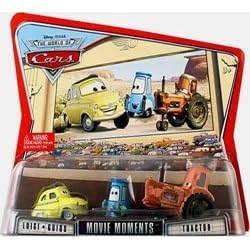 Cars Movie Moments World of Cars Edition Luigi, Guido and Tractor 1:55 Scale by Disney Pixar Cars World of Cars